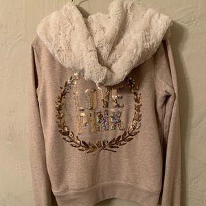 Bling fur jacket